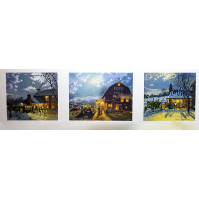 " Nothing Runs Like A Deere " by Dave Barnhouse 3 - Pieces