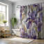 Rideau de douche 1 pièce Flower Wave-1586939293