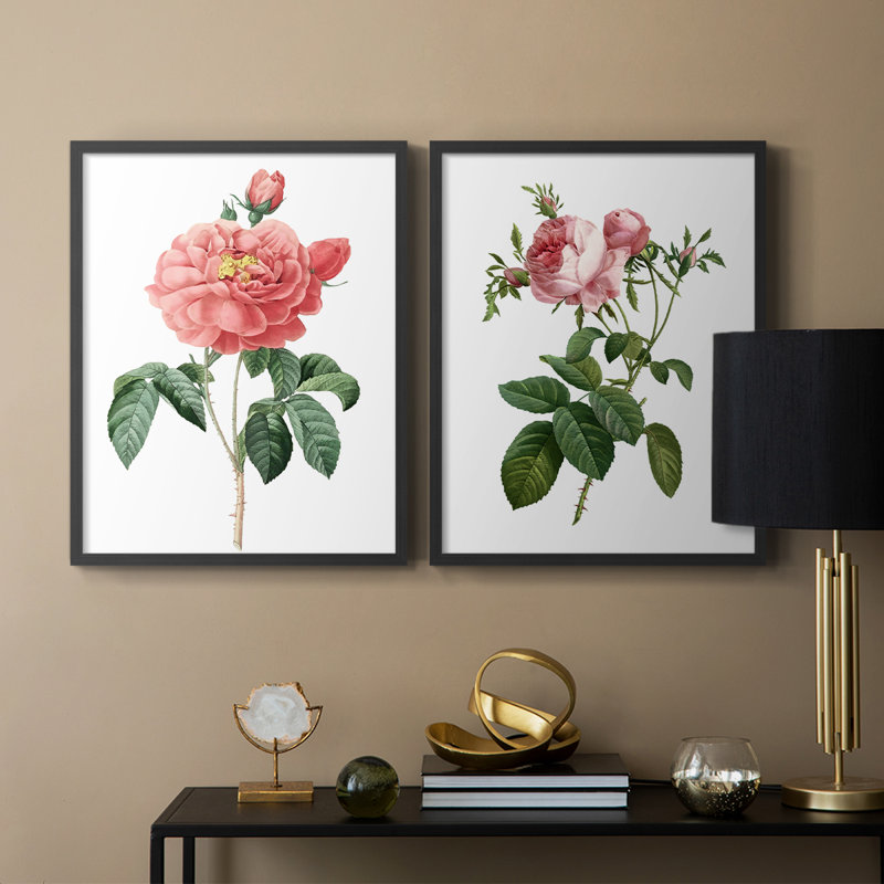 «Botanical Beauty III», reproduction encadrée de qualité supérieure - prête à être accrochée - aucun clou requis - aucun clou requis