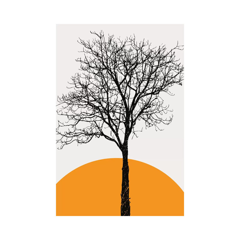 The Birch by Kubistika - Wrapped Canvas Print, 152.5 cm H x 101.5 cm W