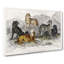 Wolves And Hounds by Oliver Goldsmith - Wrapped Canvas-55319795