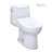 WASHLET 1.28 GPF Elongated Floor Mounted One-Piece Toilet (Seat Included)