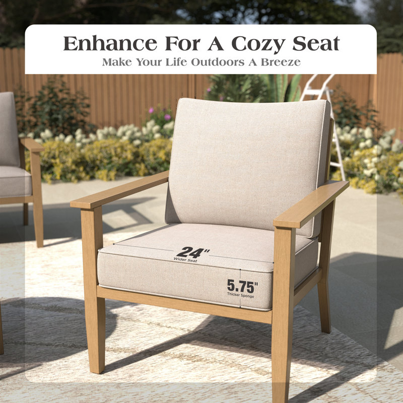 5 - Person Outdoor Seating Group With Cushions