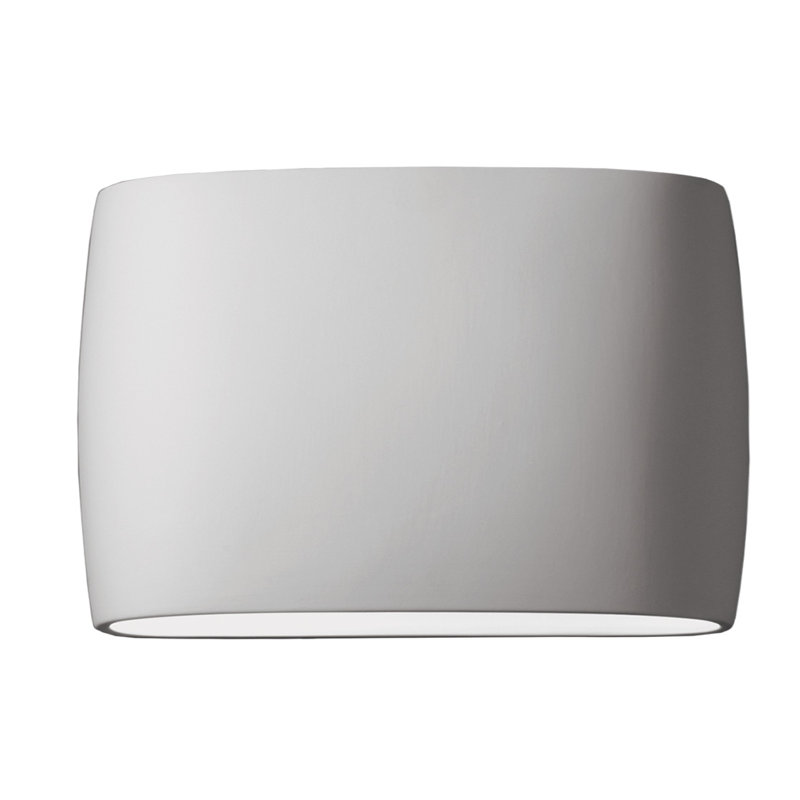 Applique murale 1 lumière DEL Krimhilde Ada, Bisque, H 9,75 po x l 16 po x P 4 po