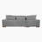 Odesser 115" W 2-Piece Chenille Sleeper Sectional-1138026909-1138026911