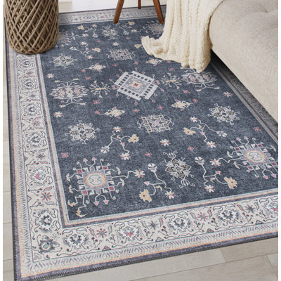 Berneth Machine Washable Oriental Area Rug