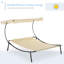 Méridienne de patio double Outsunny