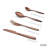 Elyon Lev 16 Piece Flatware Set Stainless Steel Service for 4-89590105