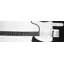 Guitare Black Rock - impression musicale encadrée avec passe-partout gris