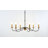 Wicklow Bohemian Farmhouse Iron LED Chandelier-747549267-803211181