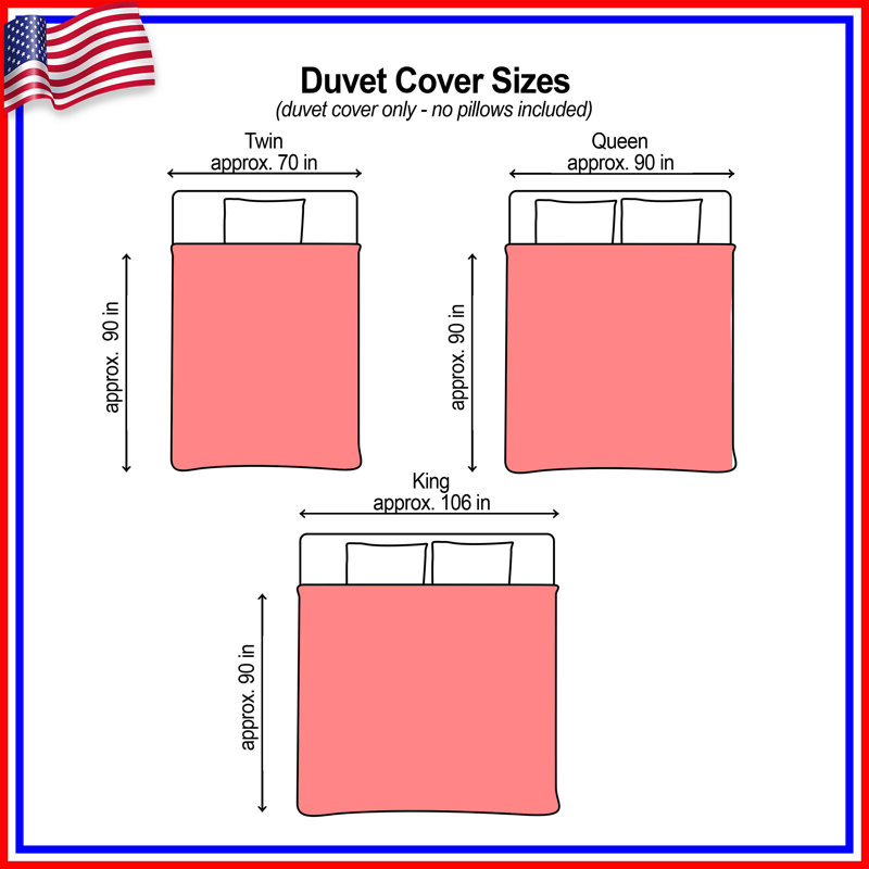 Solid Pink Color Duvet Covers, King