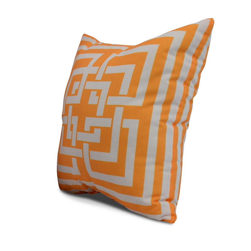 Housse et insert de coussin extérieur carré Nantucket, Jaune, 20 po x 20 po