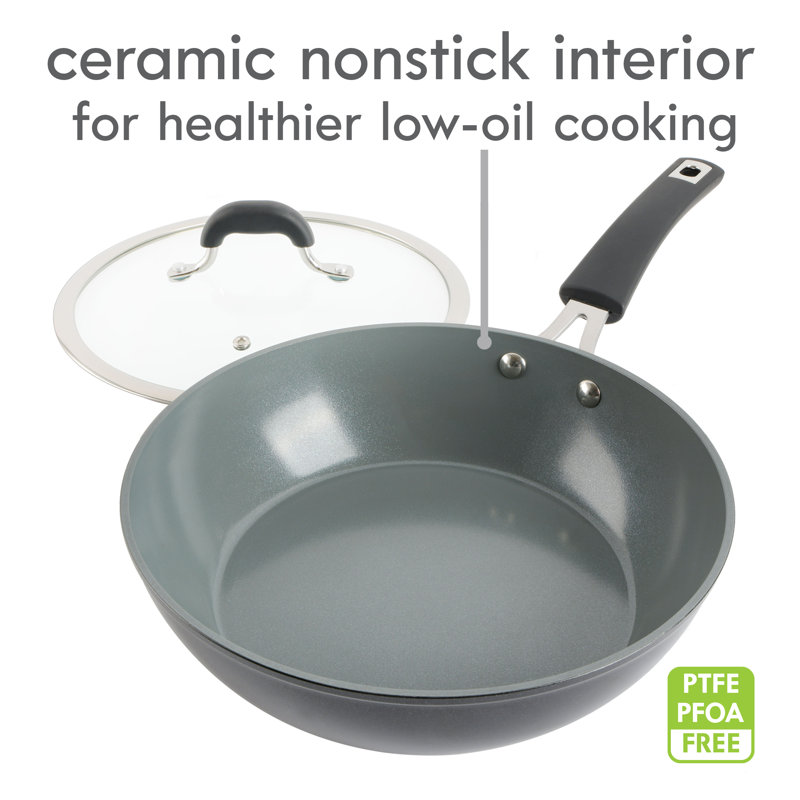 Black Diamond 3.5 QT Non-Stick Aluminum Sauté Pan with Lid