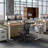 Adjustable L-Shaped Standing Desk-203892016-203892018