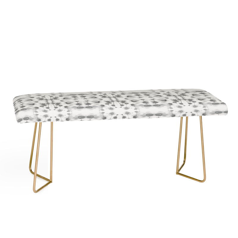 Banc en similicuir à teinture miroir
