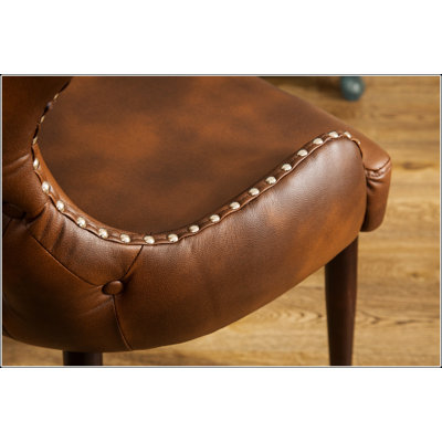 Viking Tufted Button Back Barrel Chair with Nailhead Trim, Combining Classic Elegance and Modern Comfort for Any Living Space.