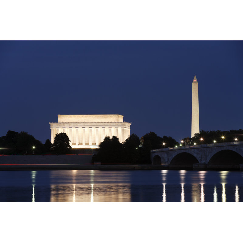 Washington, Dc Landmarks - Wrapped Canvas Print, 20cm H x 30cm W x 3.8cm D