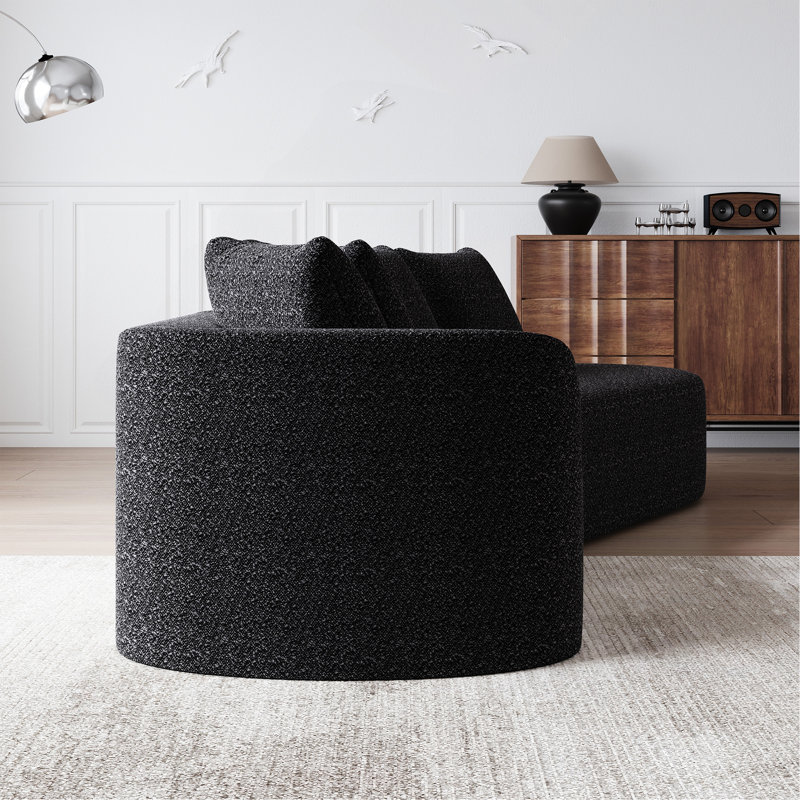 Canapé modulaire surdimensionné Modern, Noir