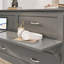 Bureau escamotable en bois massif avec matelas 6 po Anuhya et station de charge intégrée-1206513462