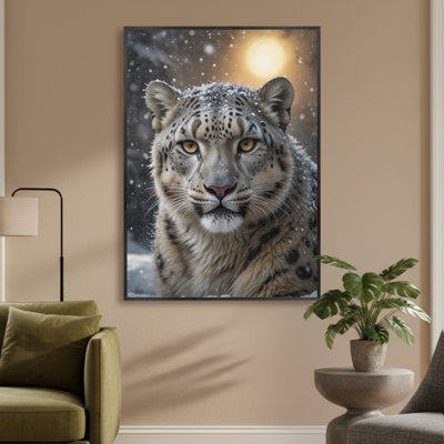 Single Picture Frame LED Illuminated Wall Art Wall Art on Glass / Aluminium