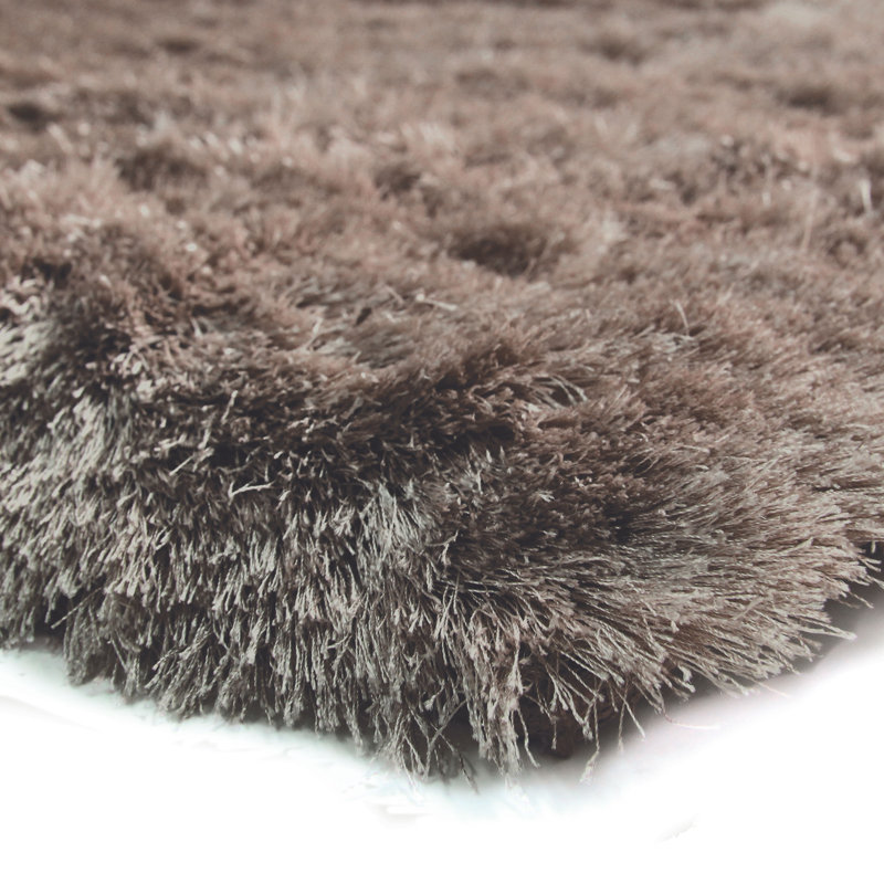 Elana Solid Colour Shag Area Rug, Rectangle 160 x 230cm
