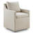 Hidar Upholstered Dining Armchair with Casters-1760525293