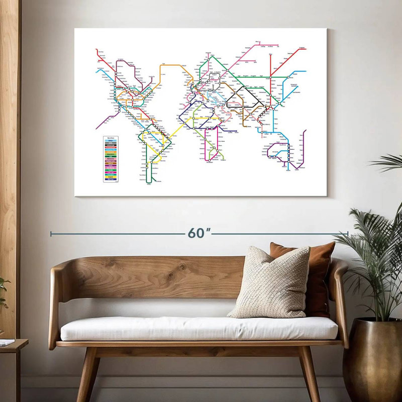 World Metro Amaryah I, H 34 po x l 51 po