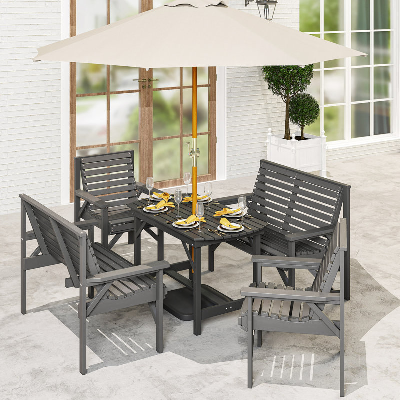 6 - Person Patio Dining Set with