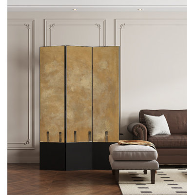 Paravent de chambre pliable Mid-Century