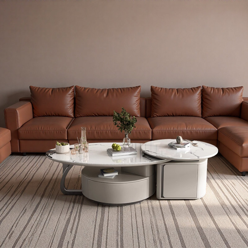 Table basse Luxury, Blanc