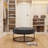 Owen Genuine Leather Round Ottoman-1381695355