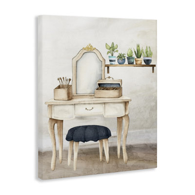 Toile pour salle de bain Blue Tub, design par Kim Allen