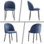 Chaise de salle à manger moderne avec siège rembourré et coquille ergonomique Luma-120642139