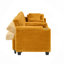Canapé-lit extensible multifonctionnel en velours côtelé 80 po avec porte-gobelet 80 po-117842054