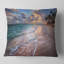 Coussin de plage en sandy clear shore tree-29963312-29965431