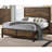 Mahogany Finish Modern Bedframe with Simple Design-990216918