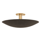 Bern Flush Mount in Vintage Brass
