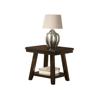 Solid Wood End Table