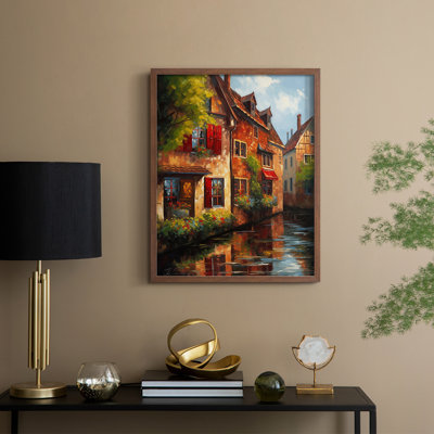 LANDSCAPES Series CCLVII, reproduction encadrée - bois massif