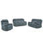 Canapé inclinable électrique, bleu-gris-1004452673