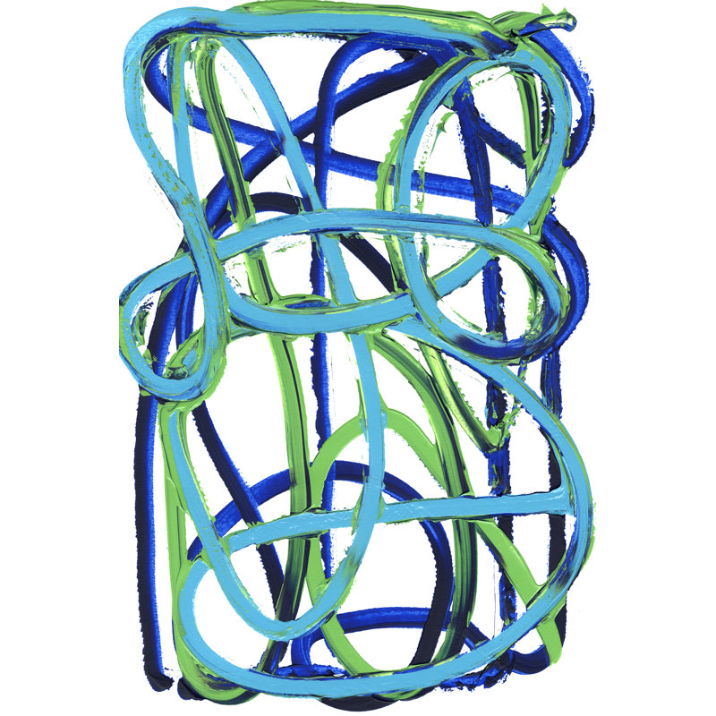 Cool Vector I by Jodi Fuchs - Wrapped Canvas Print, 46cm H x 30cm W x 3.8cm D