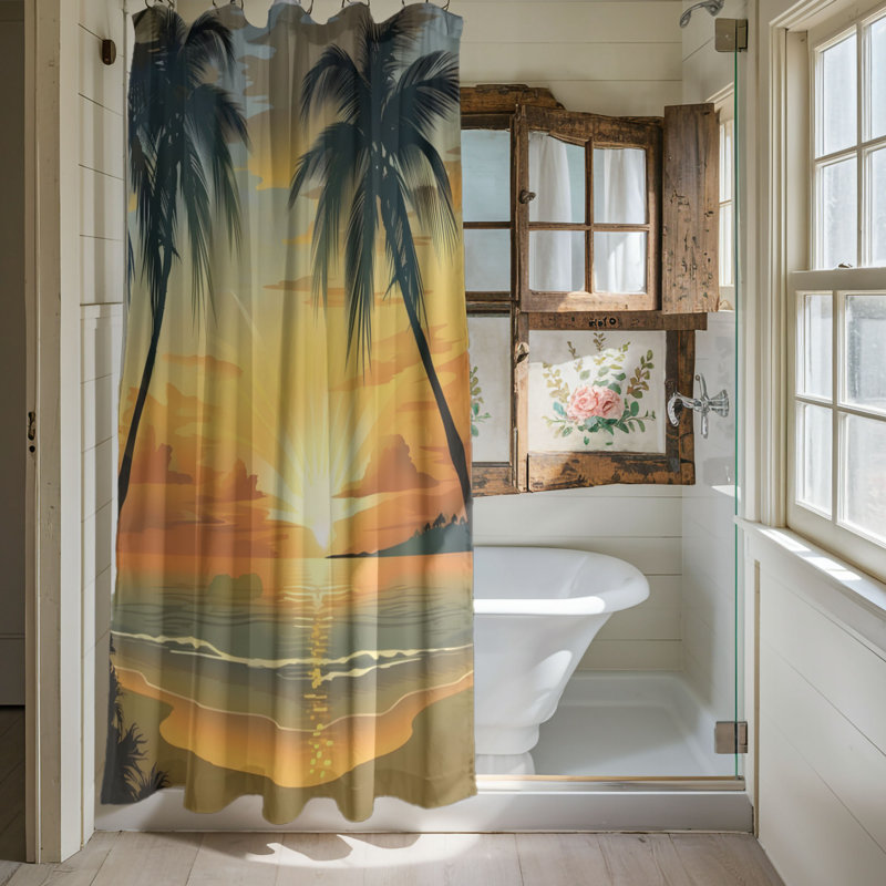 Vere Shower Curtain, 74"H x 71"W
