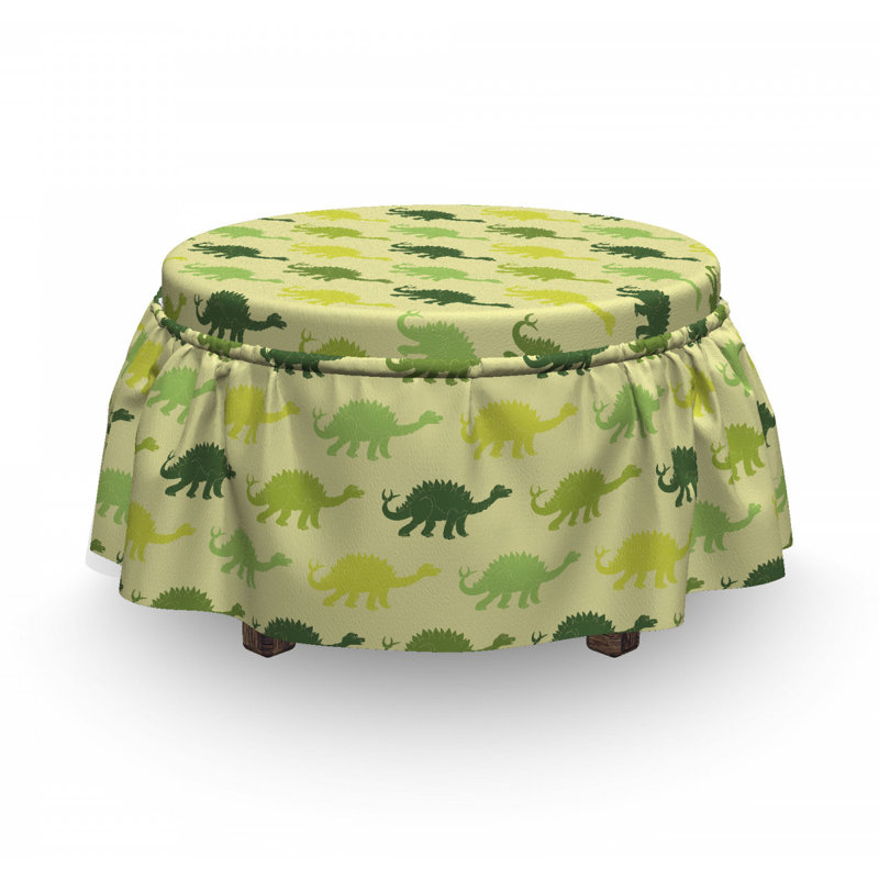Housse pour repose-pieds stegosaurus