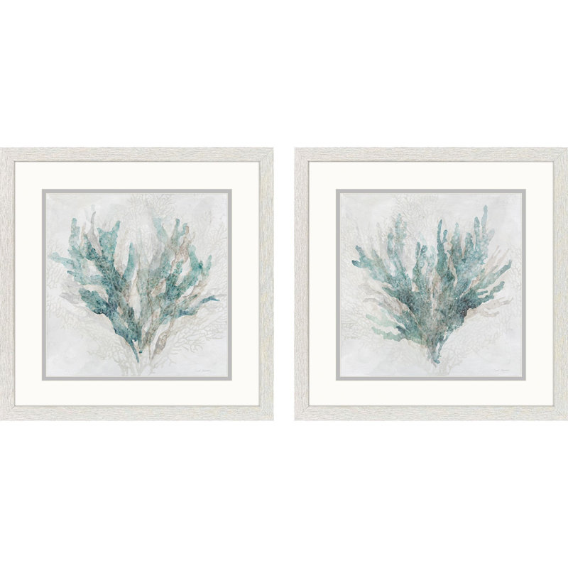 Coral Splash Framed Art