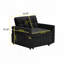 Fauteuil club en velours d'appoint convertible-970448770