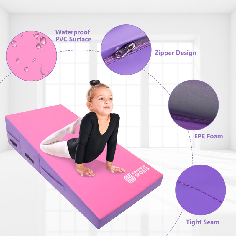 Tapis de L 71 po x l 30 po x 14 po, Rose / Mauve