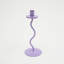 Bougeoir | Porte-bougie lilas Groovy Glow | 4 x 10 po