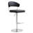 Swivel Upholstered Faux Leather Adjustable Height Counter Stool with Stainless Steel Frame-43807759-110842405-110842408