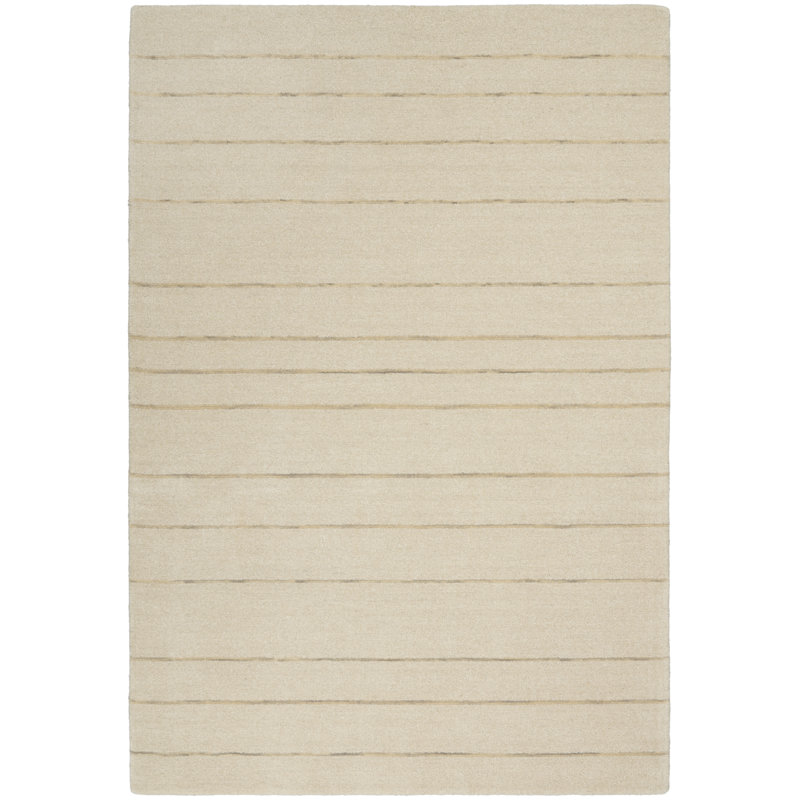 Geometric Hand Woven Area Rug, Rectangle 4' x 6'