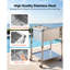 VEVOR 42.4 L Ice Chest Cooler in Silver